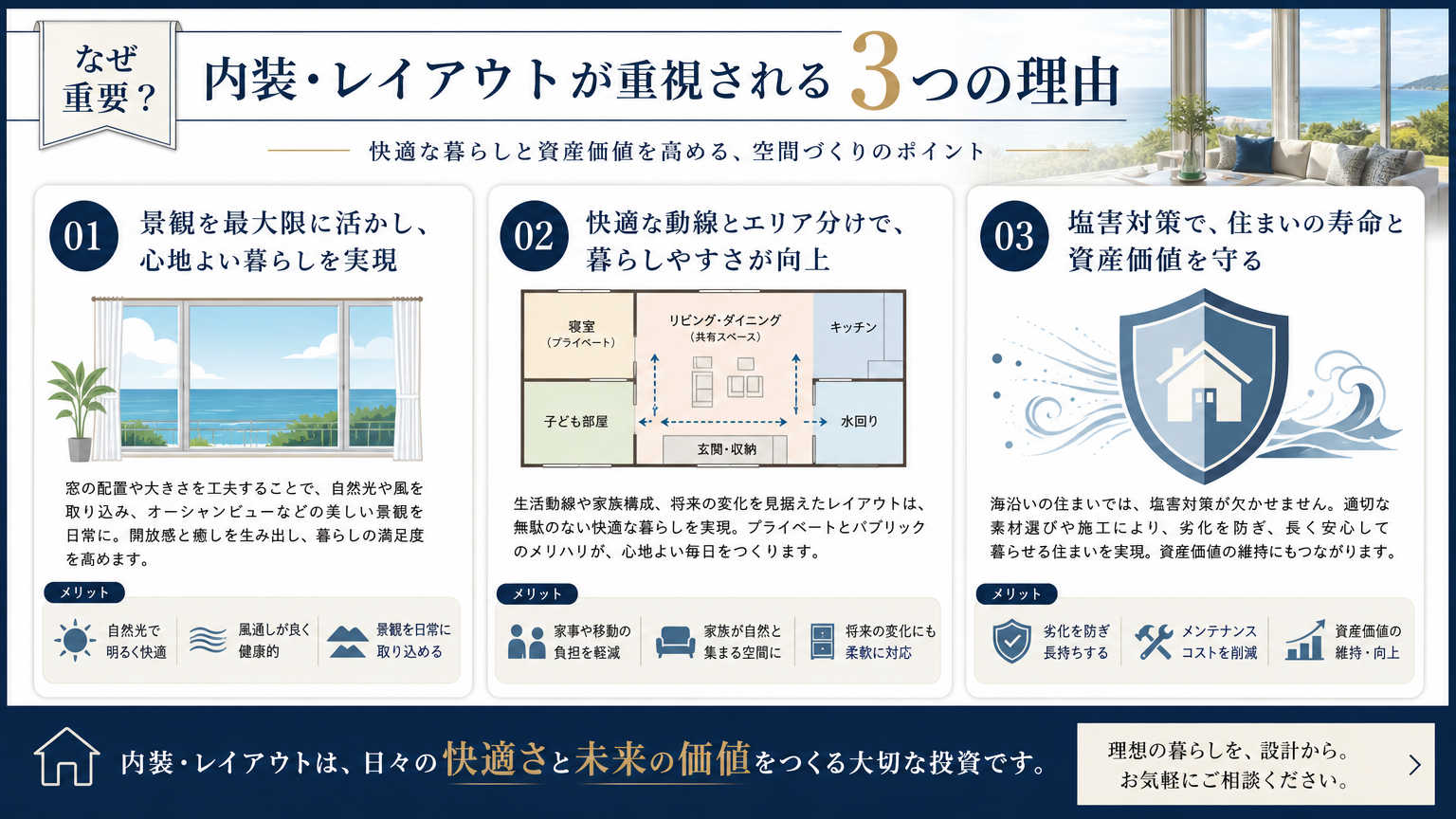 港町オフィスで内装・レイアウトが重視される理由